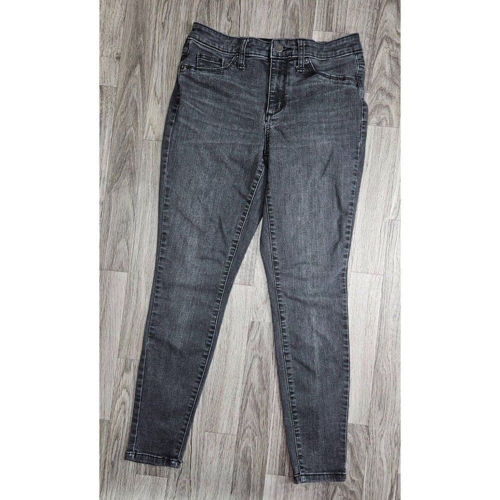 (3/$35) Universal Thread Size 4/27 S High Rise Skinny Black Grey Denim Jeggings
